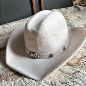 Dolls Kill Cream Western Hat